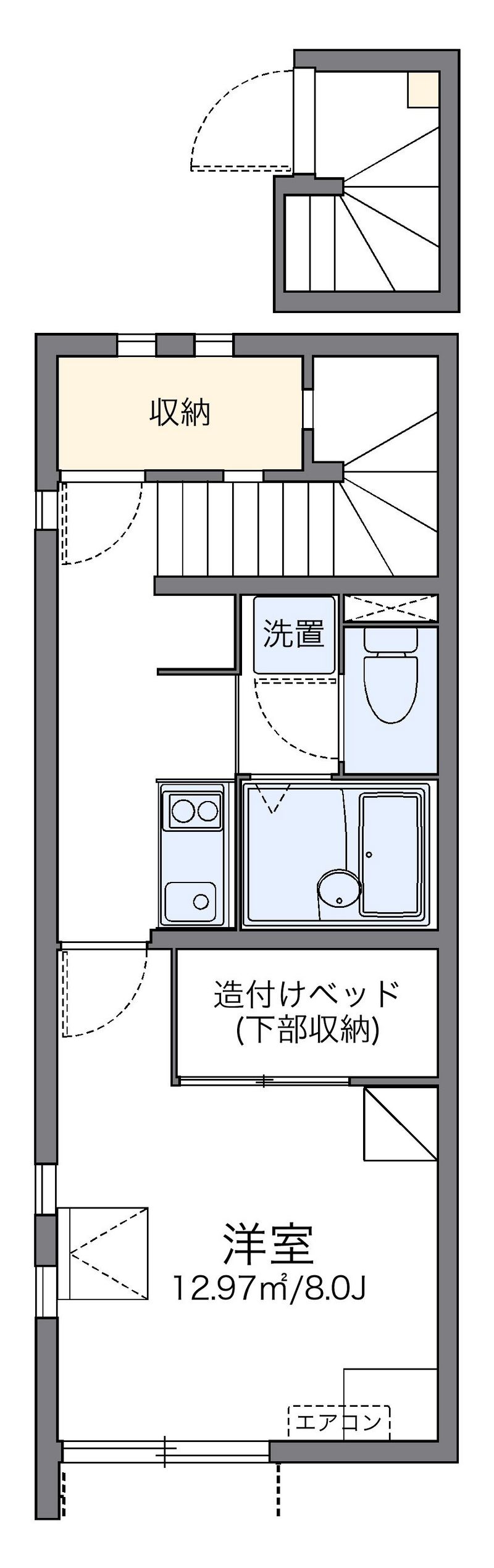 レオネクストコメ吉　ＰａｒｔⅡ 間取図