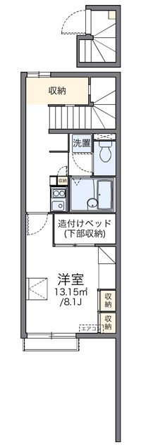 レオパレススピカ 間取り図