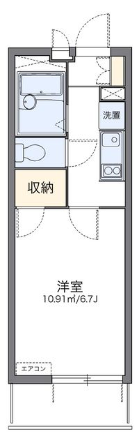 レオパレスエスポワール新宿町 間取り図