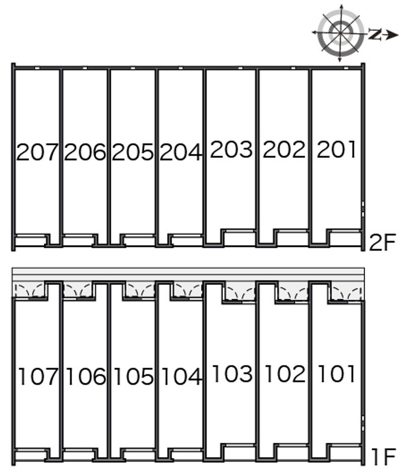 クレイノサンマルトル 間取配置図