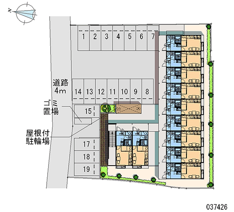 37426 Monthly parking lot