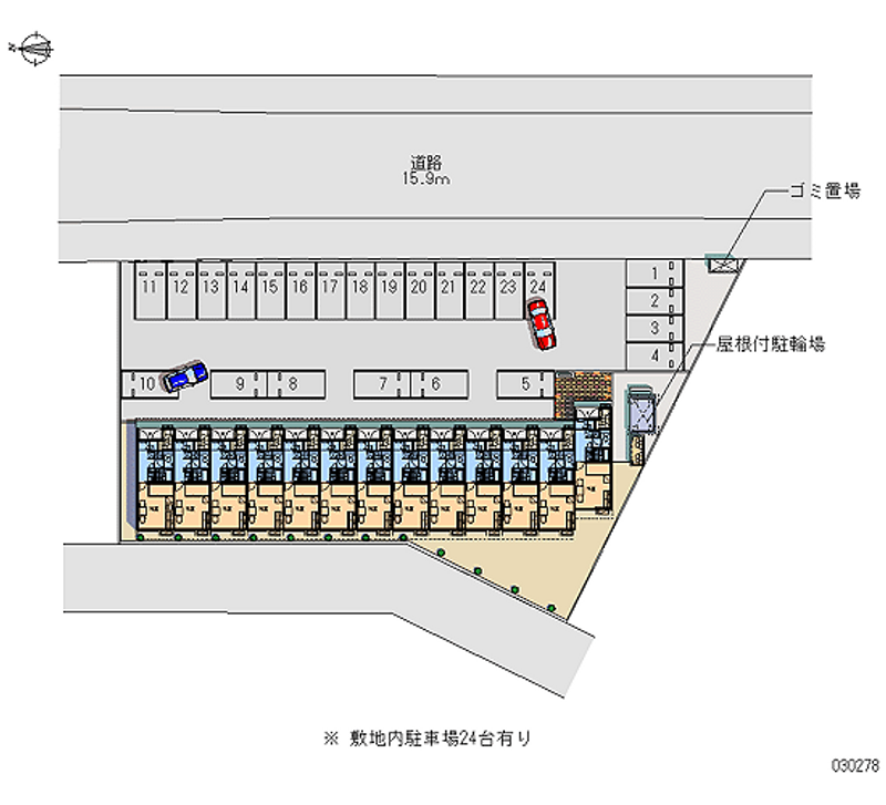 30278 Monthly parking lot