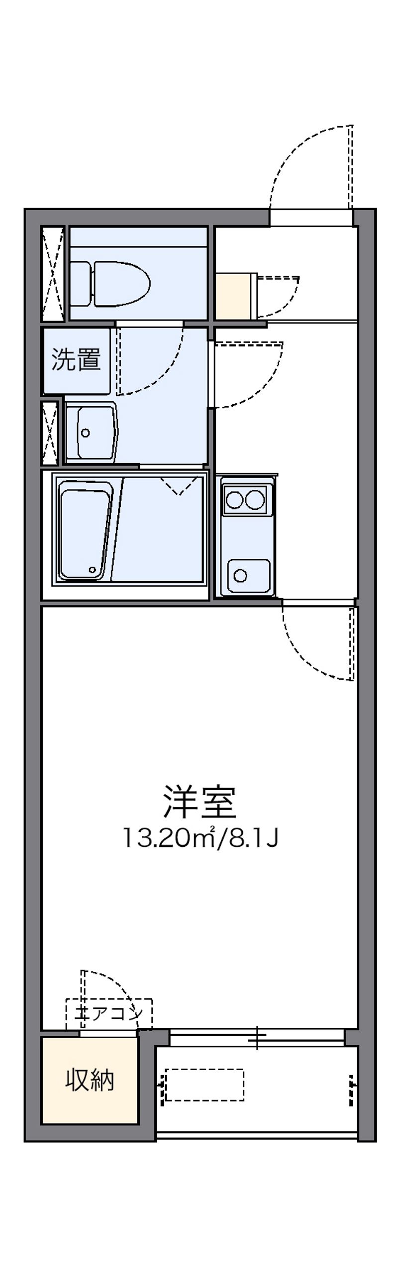 レオネクスト菜畑Ⅱ 間取図