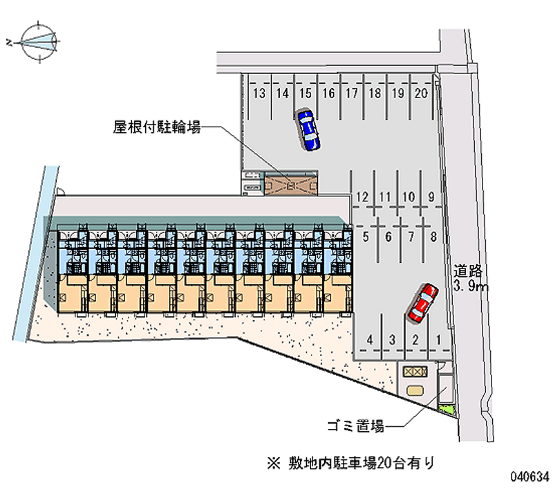 40634 Monthly parking lot