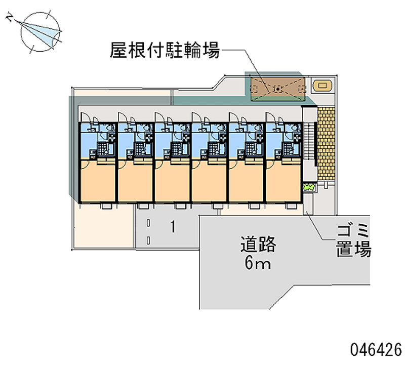 レオパレスルミナス　ＵＳ 区画図