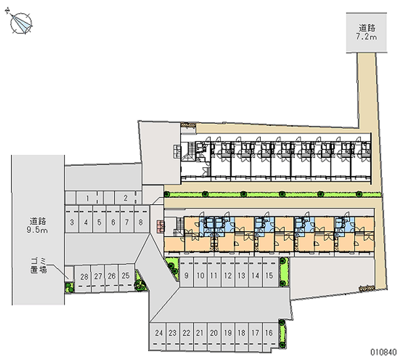 10840 Monthly parking lot