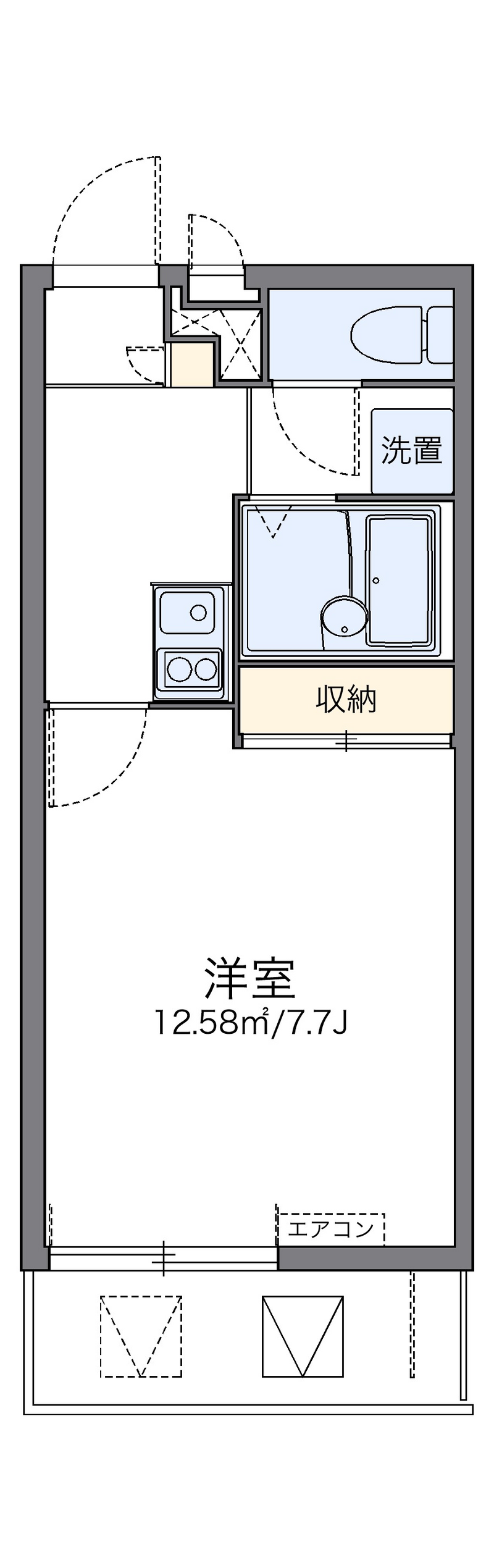 leopalace Pure Heights Gakuendai Floor plan