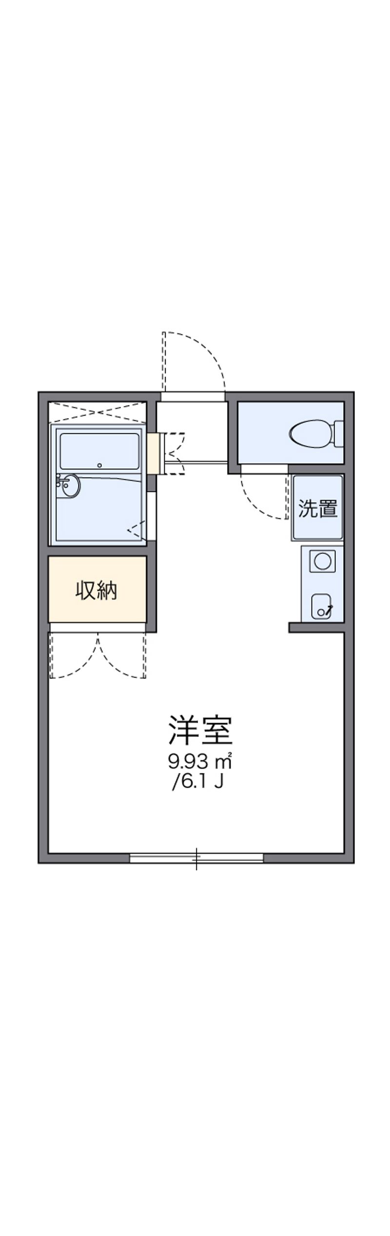 レオパレス西向日 間取り