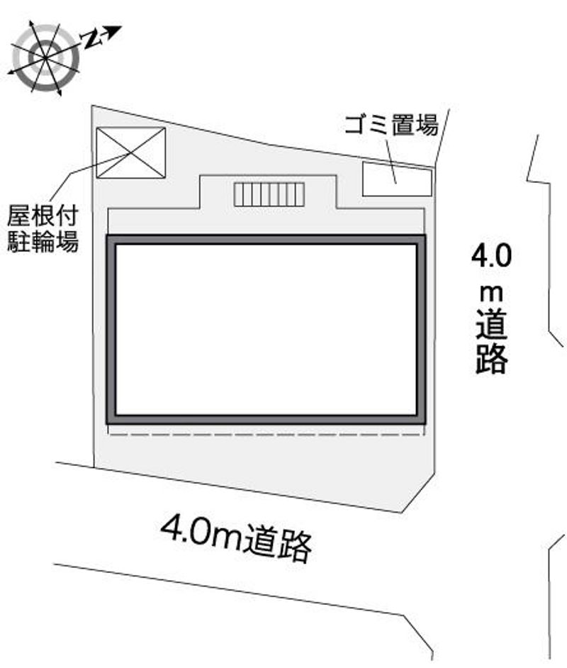 レオパレスオリザ田無 配置図