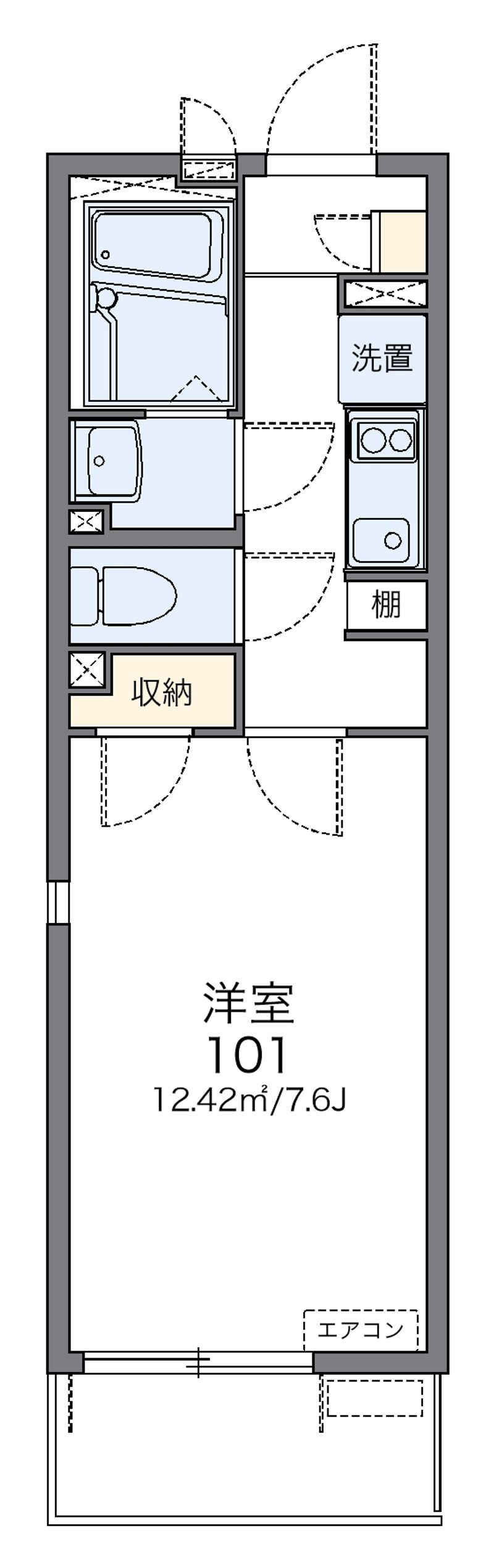 レオネクストアルシオネ 間取図