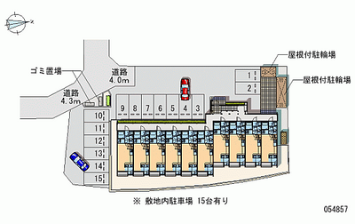 54857 Monthly parking lot