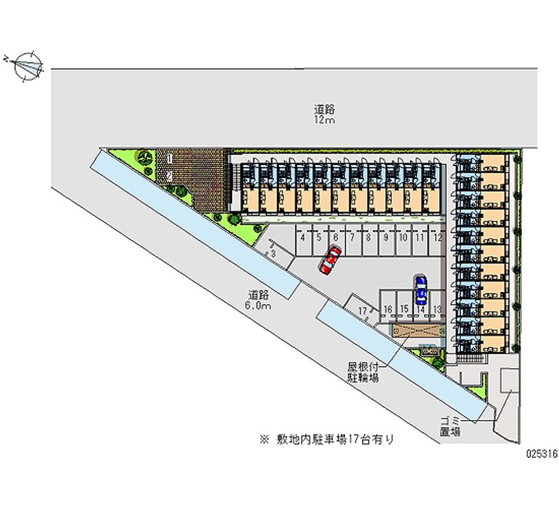 25316 Monthly parking lot