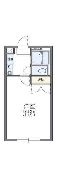 レオパレス上徳 間取り図