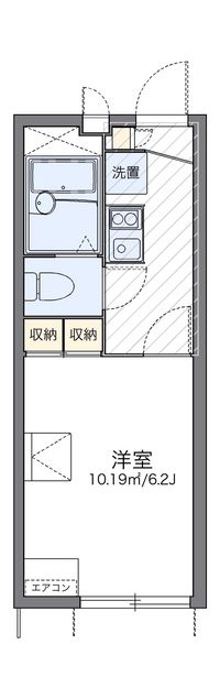 レオパレスエメラルドグリーン 間取り図