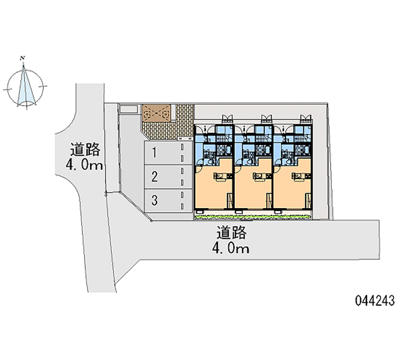 44243 Monthly parking lot