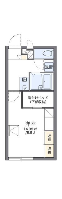 レオパレスレッツ 間取り図