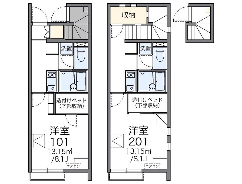 レオネクストＬａｔｔｅ 間取図