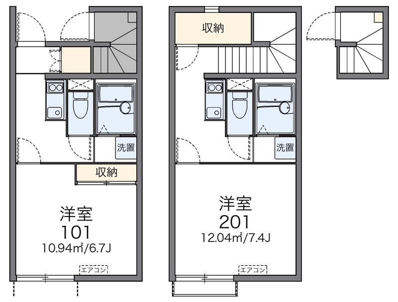 レオネクストエスパシオⅣ 間取図
