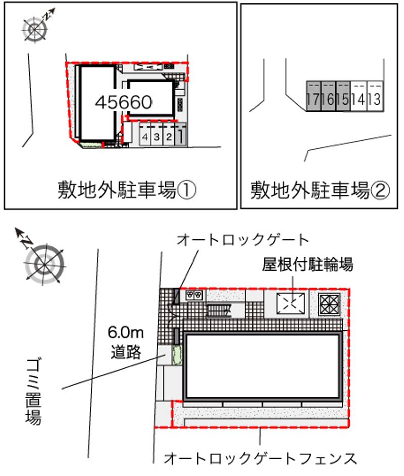 レオパレスアネモス 配置図