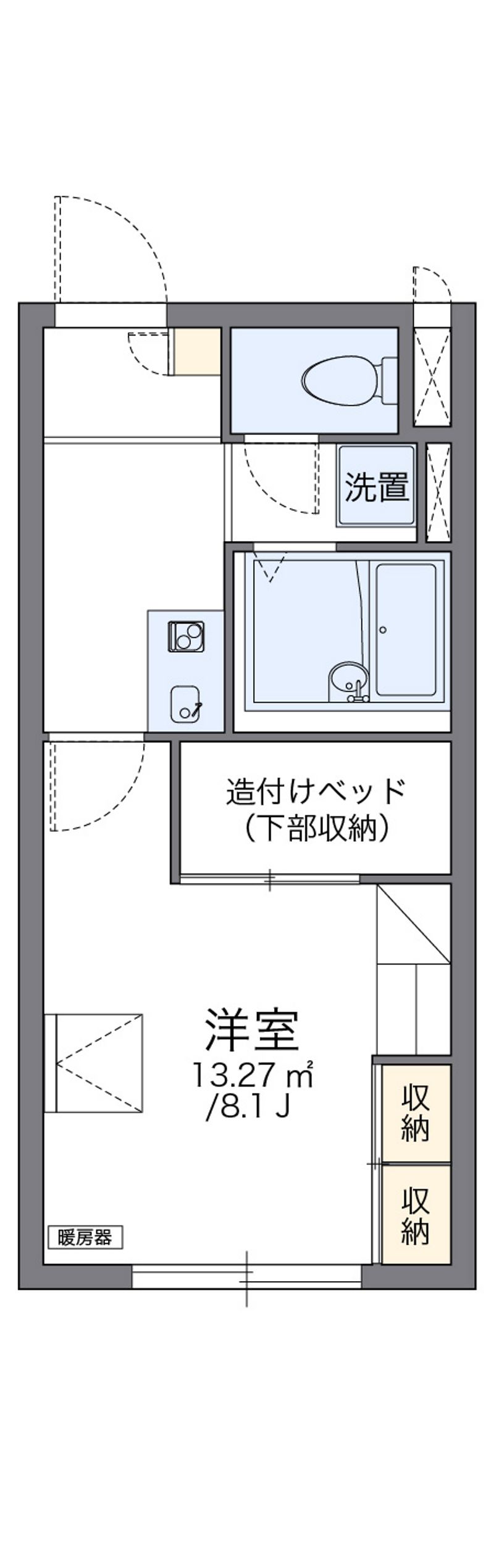レオパレスコラソンⅠ 間取図