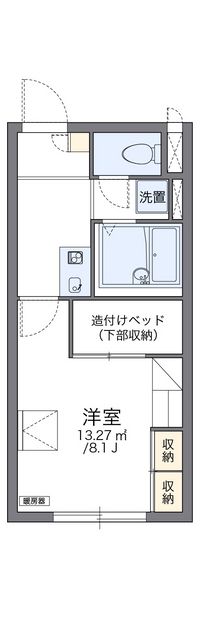 レオパレスコラソンⅠ 間取り図