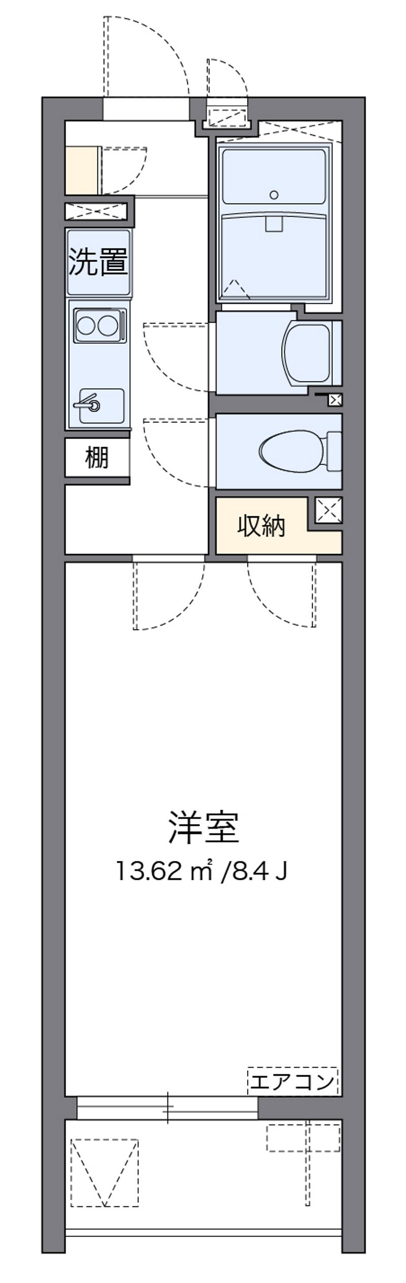 クレイノタウンコート 間取図