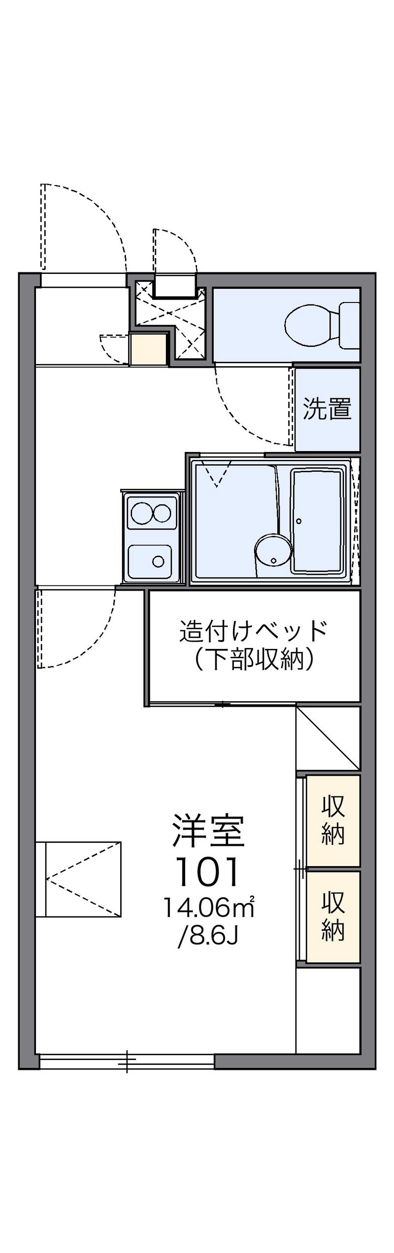 レオパレスＡ・Ｙ 間取図