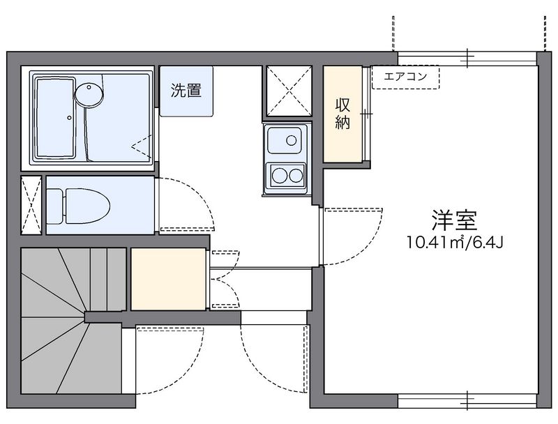 レオネクストダイヤキッズ　Ａ 間取図