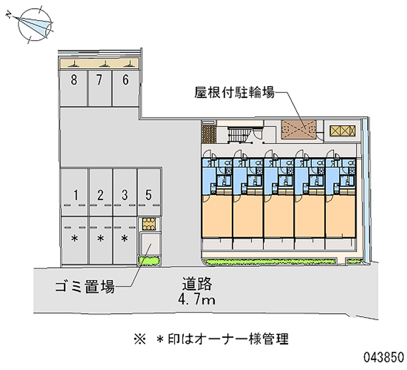 レオネクストモンブルー木部 月極駐車場