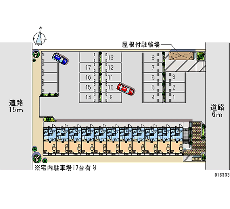 レオパレスリバーサイド 月極駐車場