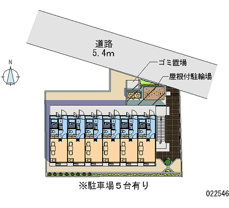 レオパレスアチェリ 月極駐車場