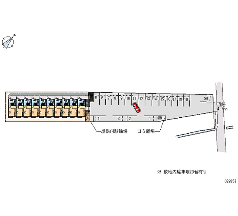 39857 bãi đậu xe hàng tháng