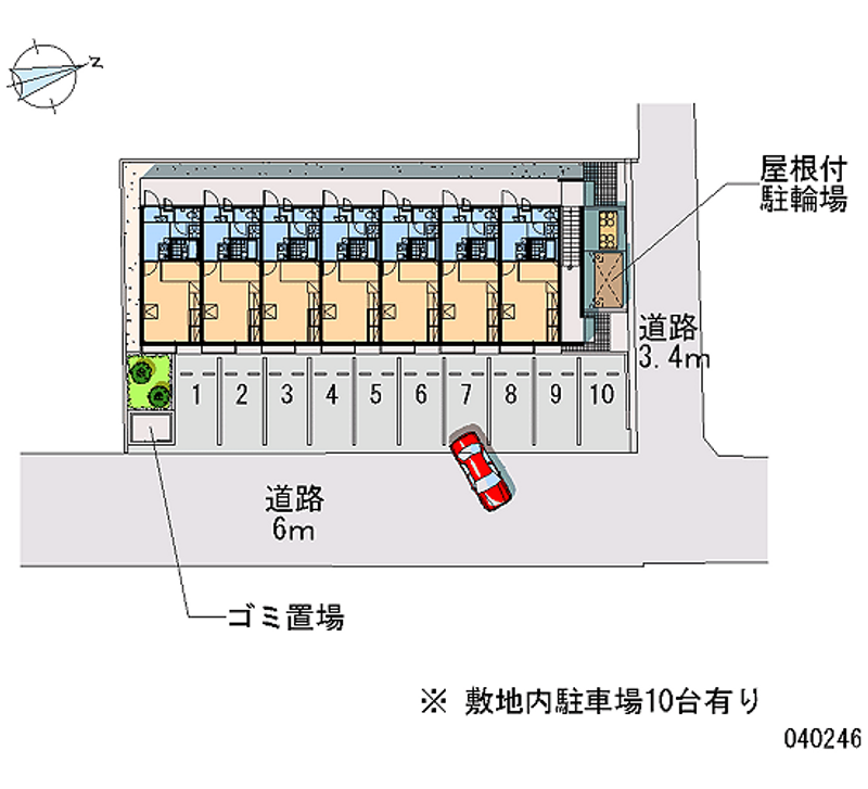 40246 bãi đậu xe hàng tháng