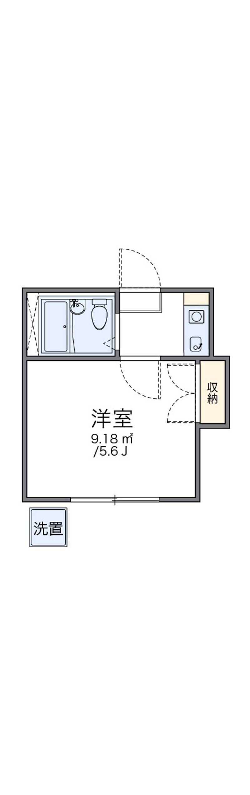 レオパレス上溝第２ 間取り