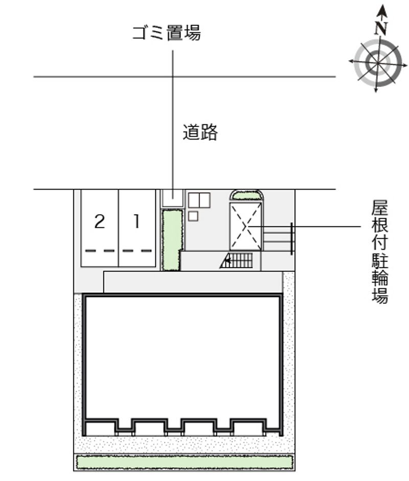 レオネクスト駒止 配置図