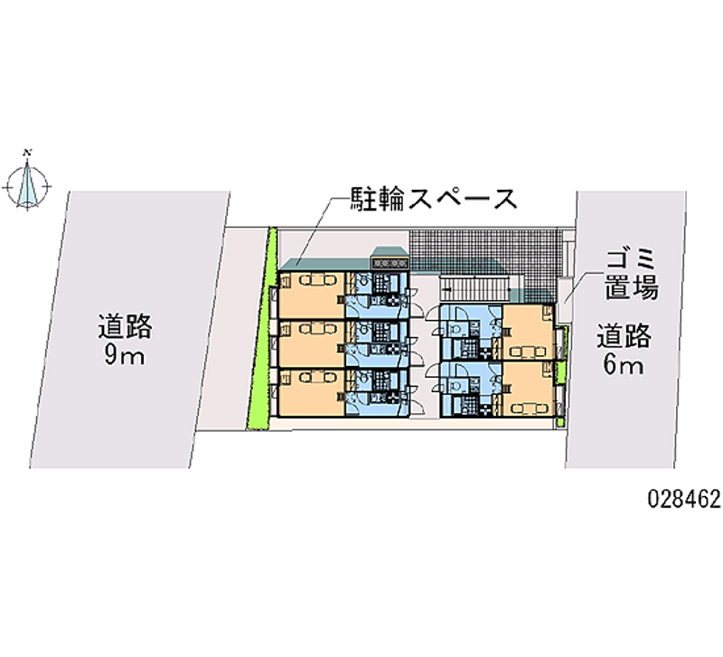 レオパレスガーデン桜ヶ丘 区画図