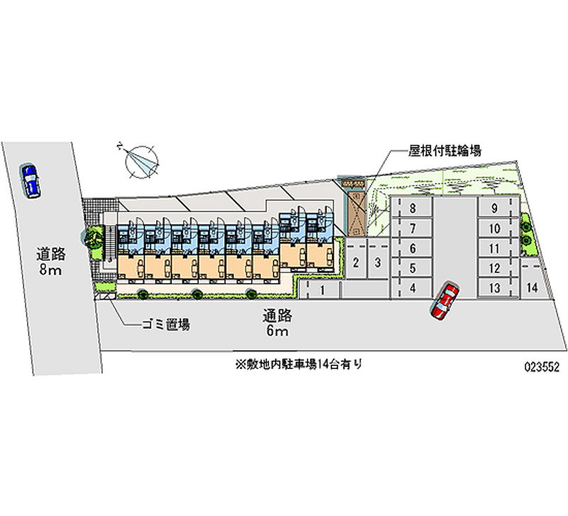 レオパレススペシャルステージＣ 月極駐車場