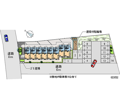 23552 Monthly parking lot