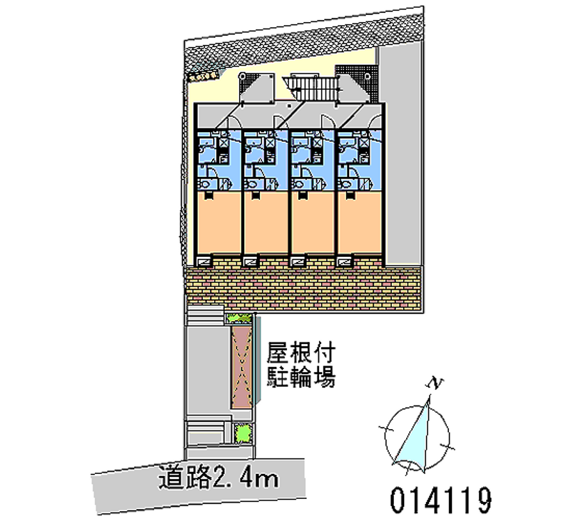 レオパレスソレイユ 区画図