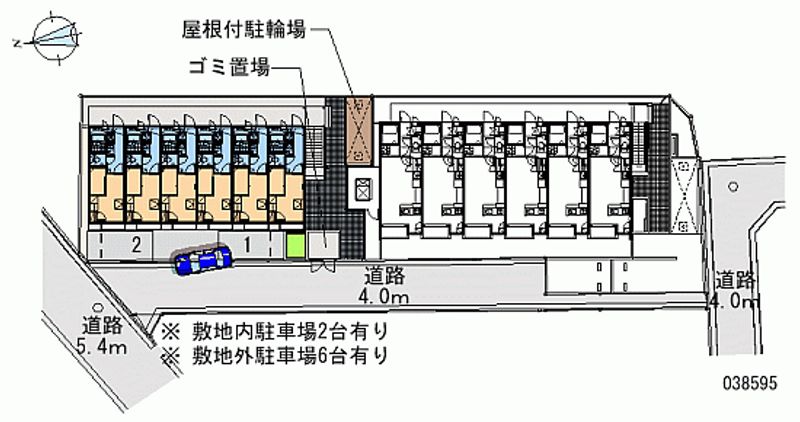 レオパレスカルム長岡京 月極駐車場