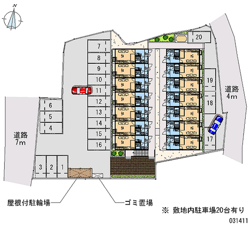 31411 Monthly parking lot