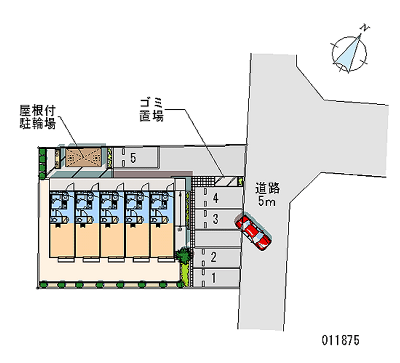 レオパレスフレンド 月極駐車場