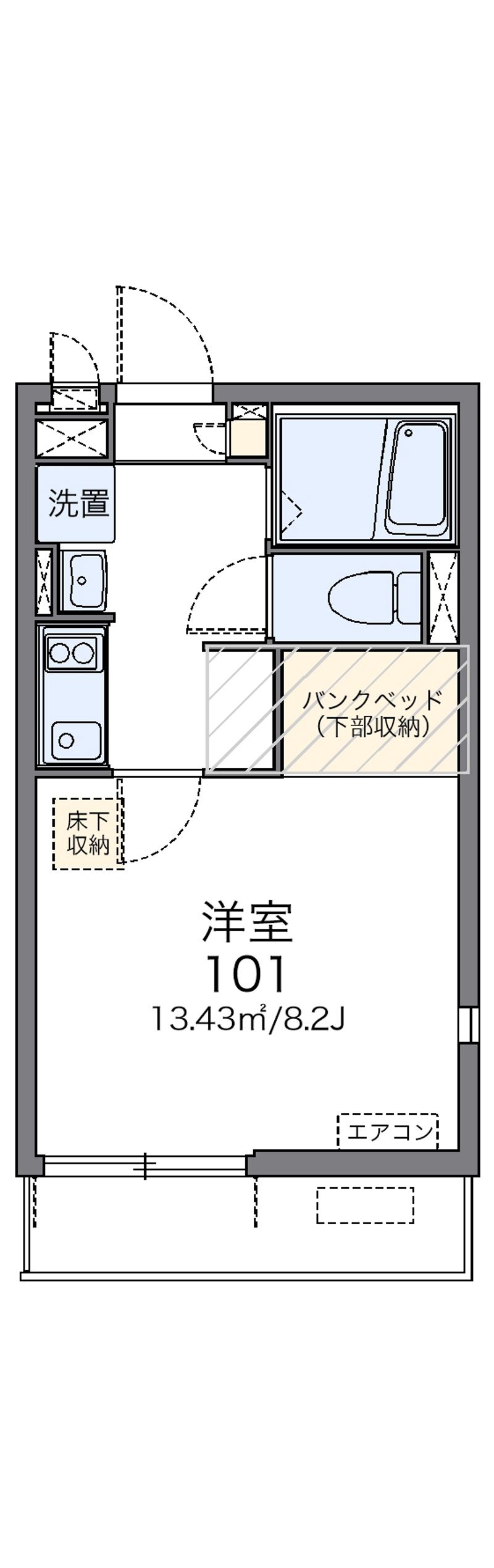 レオネクストファンシー 間取図