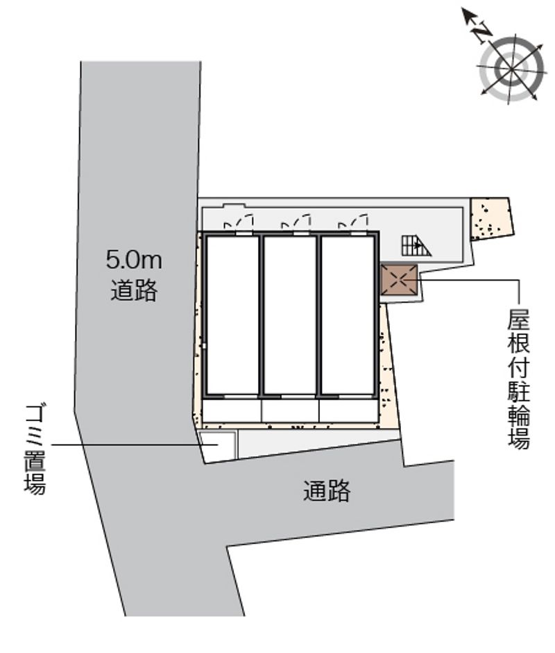 レオネクストサンピラー八幡Ⅱ 配置図