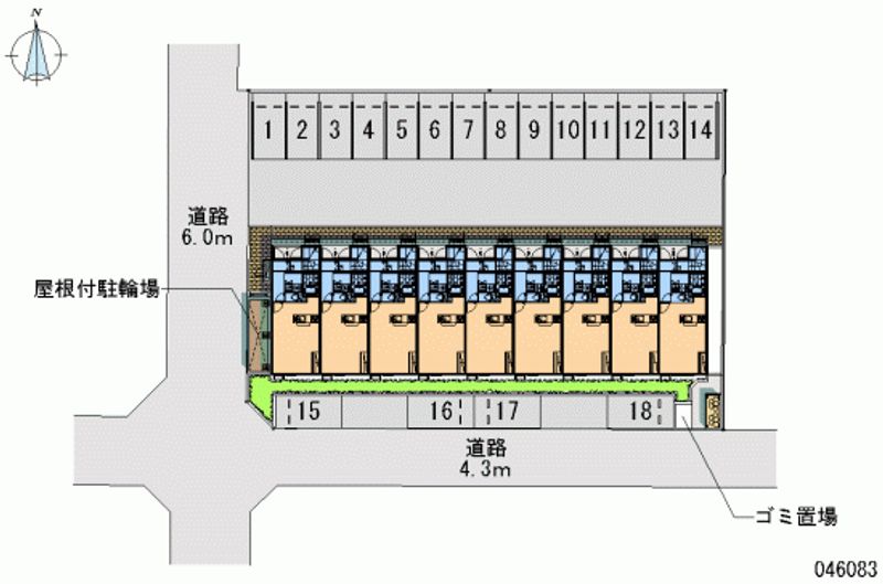 46083 Monthly parking lot