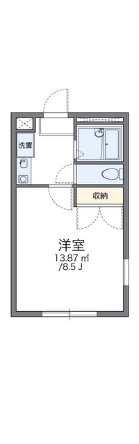 レオパレスしおかぜⅠ 間取り図