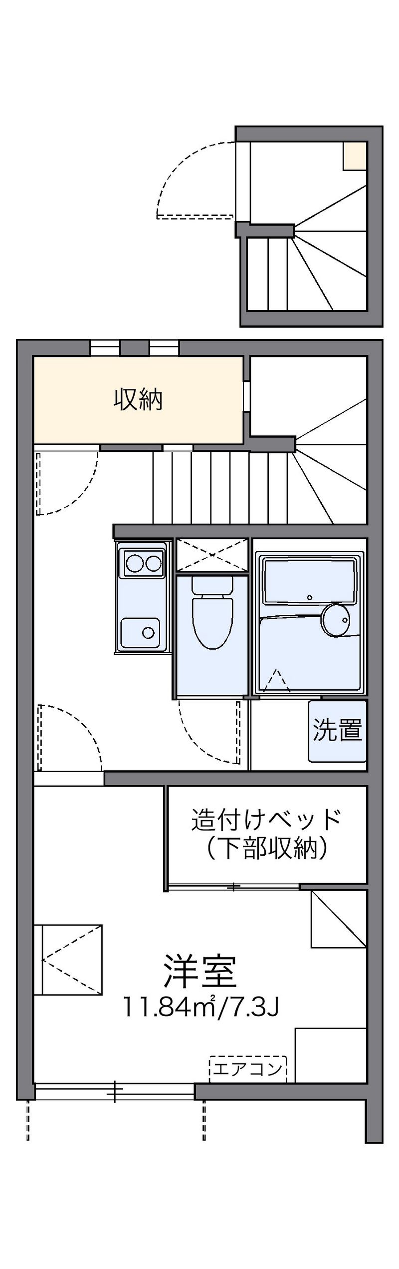 レオネクストくつわだ 間取図