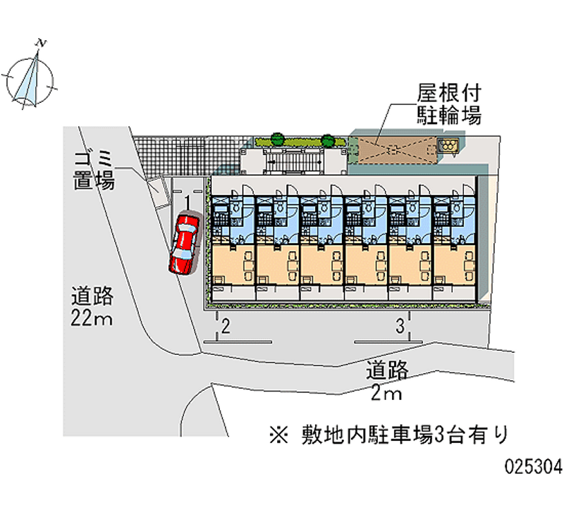 レオパレスクリーンヒルズ南戸塚 月極駐車場