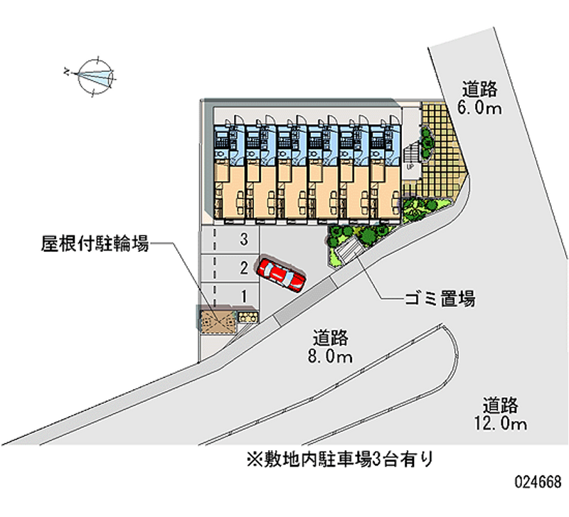 レオパレスメイ 区画図