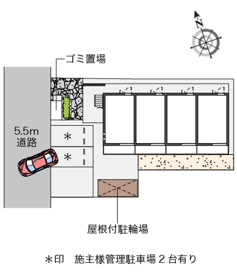 クレイノＣＯＬＺＡ 配置図